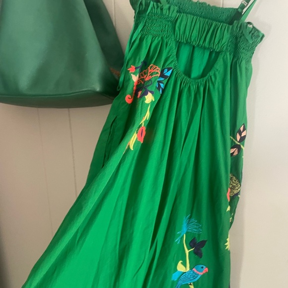 Green Anthropologie dress - Picture 8 of 10